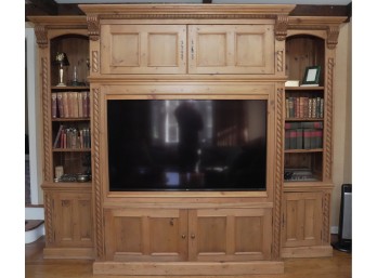 Large Pine Wall Unit