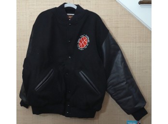 Nate 'Tiny' Archibald NBA Top 50 Black Leather & Wool Varsity Jacket