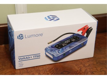 Lumore VoltAir 1750 Portable Jump Starter And Air Compressor (In Box)