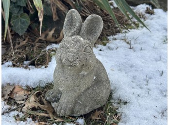 Cast Stone Rabbit Garden Statue