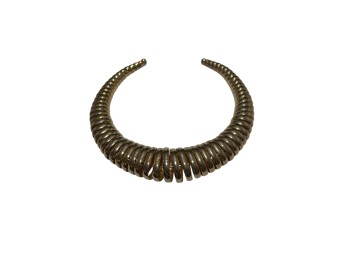 Jewelry - Choker - Coiled - Gold-Toned