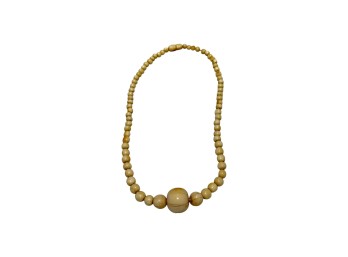Jewelry - Necklace - Beaded - Ivory Or 'French Ivory'
