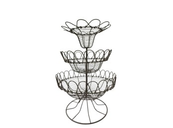 Accessories - Wire Basket - ThreeTier Pedestal