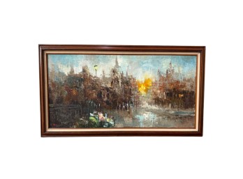 Artwork - Abstract Oil Painting - 'Cityscape'