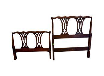 Furniture - Head/Footboard - Twin-Sized - Cherry Wood