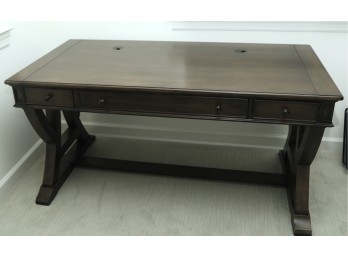 Dark Wood Executive Writing Desk