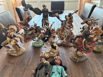 10 Indian Figurines