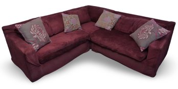 Montauk Sofa Sectional - Burgundy