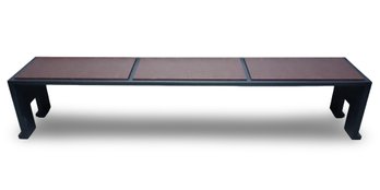 Desiron Bench With Black Metal Frame