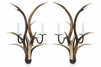 Deer Antler Wall Sconces