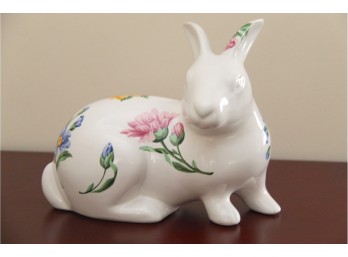 A Tiffany And Company Painted Porcelain Rabbit Figurine