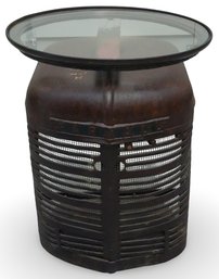 Farmall Tractor Grill Accent Table