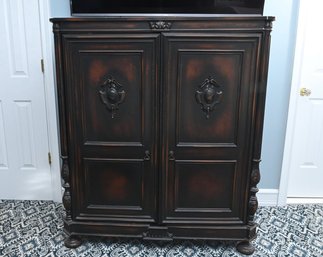 Wooden TV Armoire