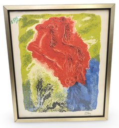 Reuven Rubin Elijah And The Chariot Limited Edition Lithograph