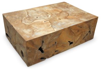 Sculptural Wood Coffee Table - 'Made In Indonesia'