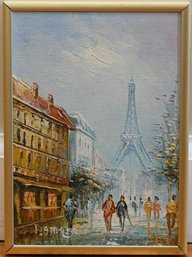 Parisian Street Scene - Eiffel Tower