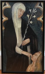 Saint Catherine Of Siena Framed Poster