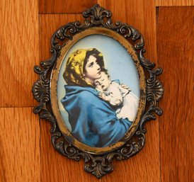 Madonna With Child Portrait - Mid-century