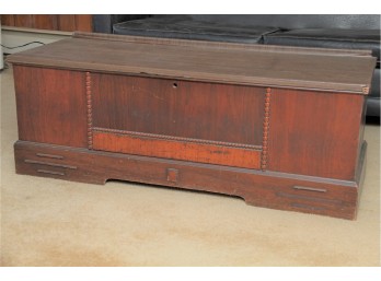 A Vintage Cedar Lined Trunk