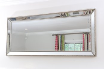 Silver Beveled Wall Mirror