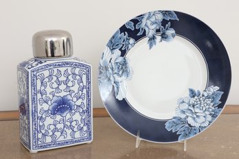 Blue And White Decor Lot