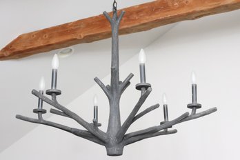 Rustic Style Branch Form Chandelier