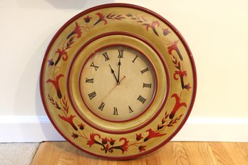 Hand Painted Wall Clock