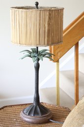 Palm Tree Motif Table Lamp