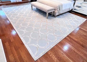 Pasargad Home Large Grey And White Area Rug