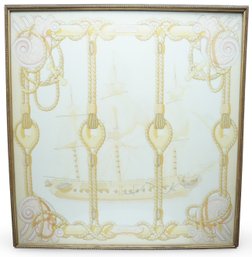 Hermes Silk Scarf - 'Tribord' Pattern