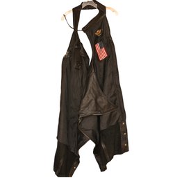 Harley Davidson Motorcycle Chaps Size Large