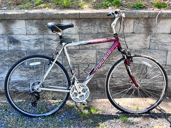 Trek 7100 Red And Silver Bicycle
