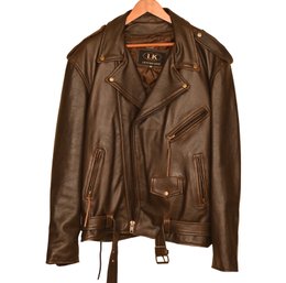 Dark Brown Leather King Size 46