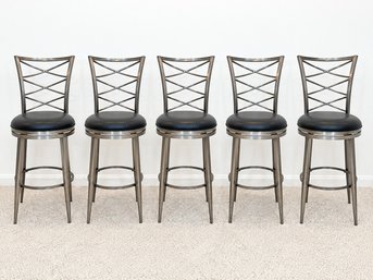 5 Hillsdale Furniture Harlow Swivel Bar Stools 2 Of 2