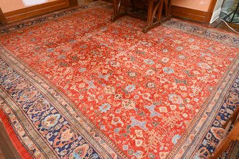 Antique Persian Sultanabad Handwoven Wool Carpet Valued At $95,000