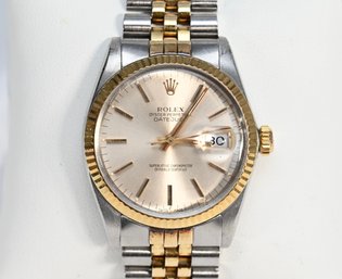 36mm Rolex Datejust 2Tone 14K Gold Stainless Steel Watch Jubilee Band