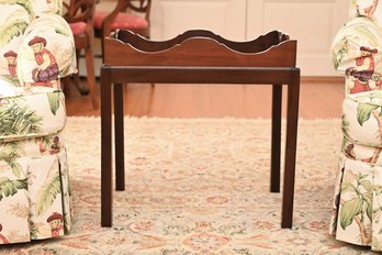 Classic Mahogany Butlers Tray Table