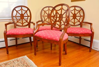 Spider Web Back Chairs- Set Of 4