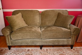 Custom Upholstered Roll Arm Sofa