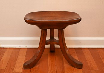 Manner Of Adolf Loos 'Theban' Stool  Purchase From Smith And Watson NYC Antique Dealer