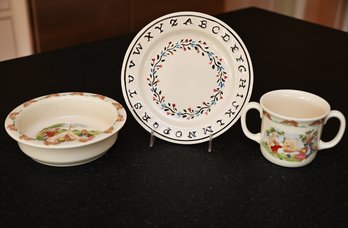 Royal Doulton Babykins Baby Plate Set