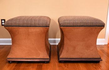 Charles Hassock Oxford Covered Ottomans