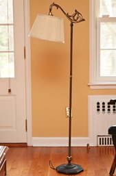 Antique-style Bridge Arm Floor Lamp