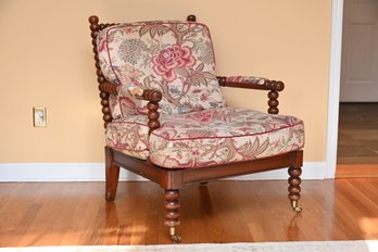 Bobbin Turned Wood Side Chair