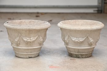 Weathered Stone Planters