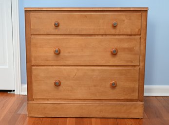 Honey Maple Ethan Allen 3 Drawer Chest