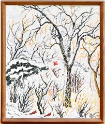 White View Oil On Canvas Board By Emil Armin 1970