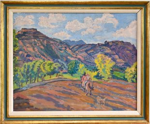 Mexico By Emil Armin Oil On Canvas C.1930