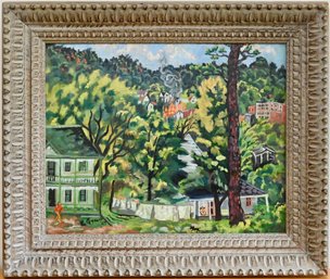 In The Ozarks By Emil Armin Oil On Linen Canvas