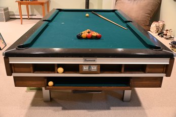 Brunswick Pool Table With Accessories And Ping-pong Table Topper